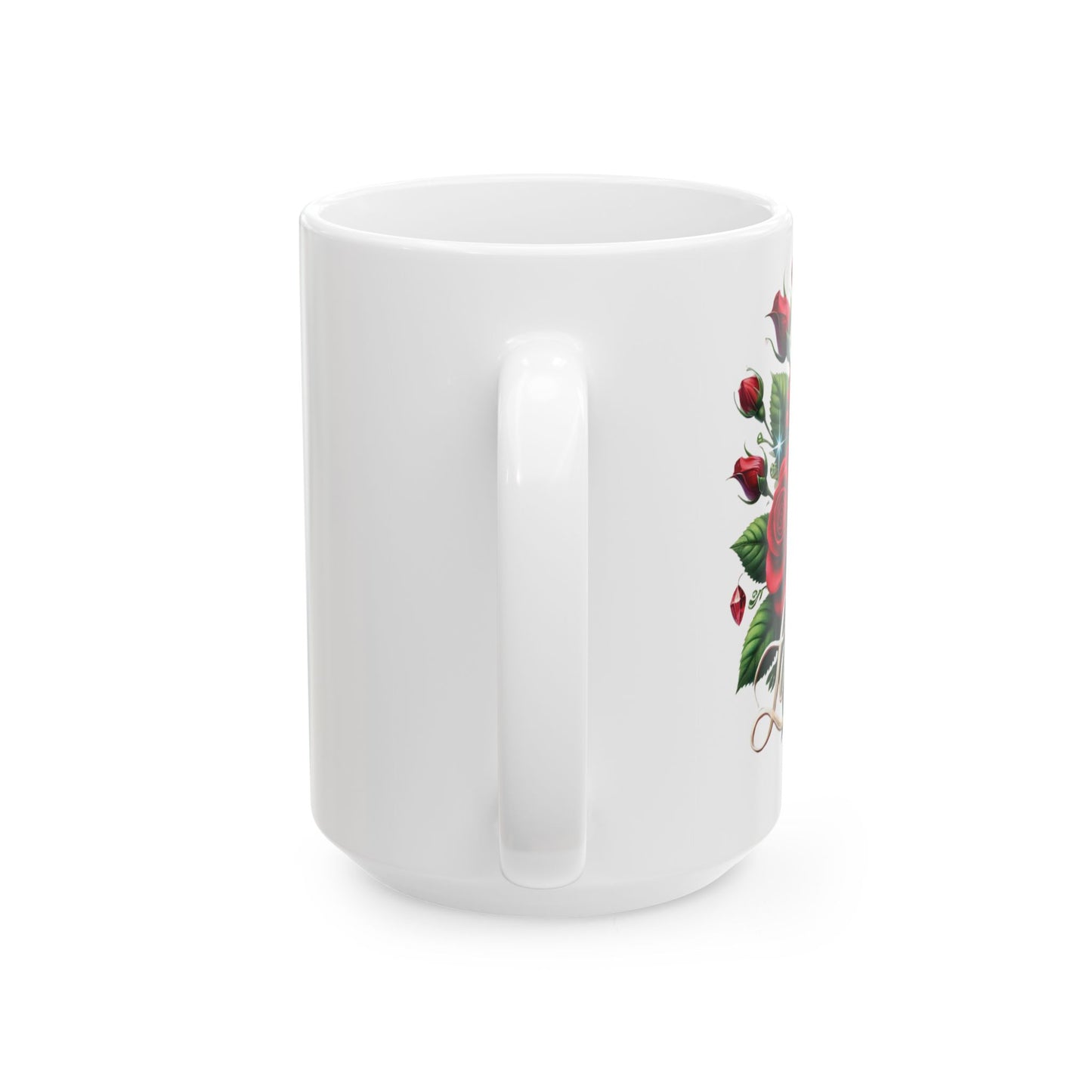 Love You Forever Couple Heart Ceramic Mug, Personalized Be My Valentine Gift, Coffee Mug for Her or Him, Valentine's Day, 11oz, 15oz